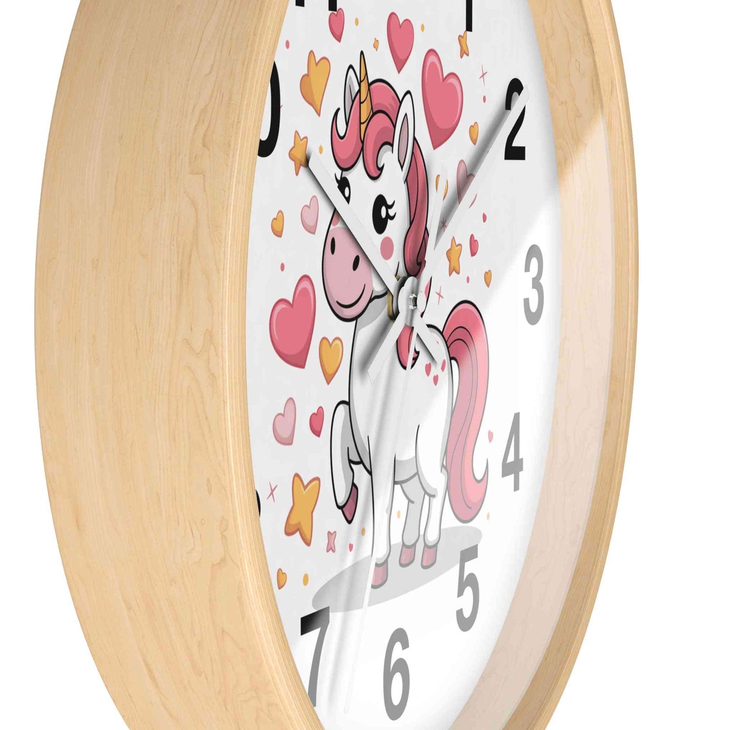 Personalized Unicorn Wall Clock