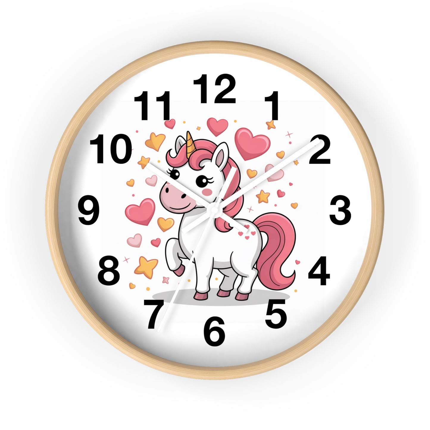 Personalized Unicorn Wall Clock