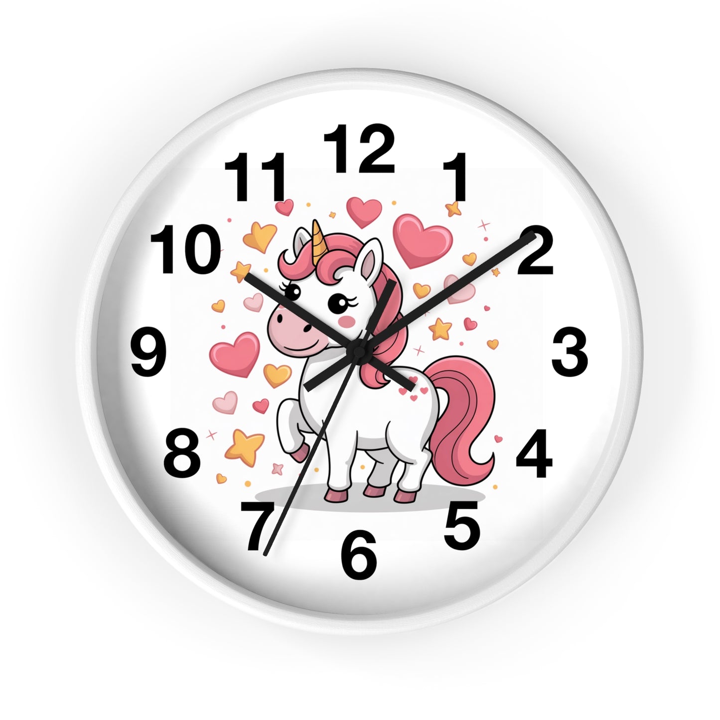 Personalized Unicorn Wall Clock