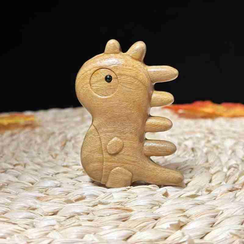 Dinosaur Shape Sandalwood Gua Sha Comb