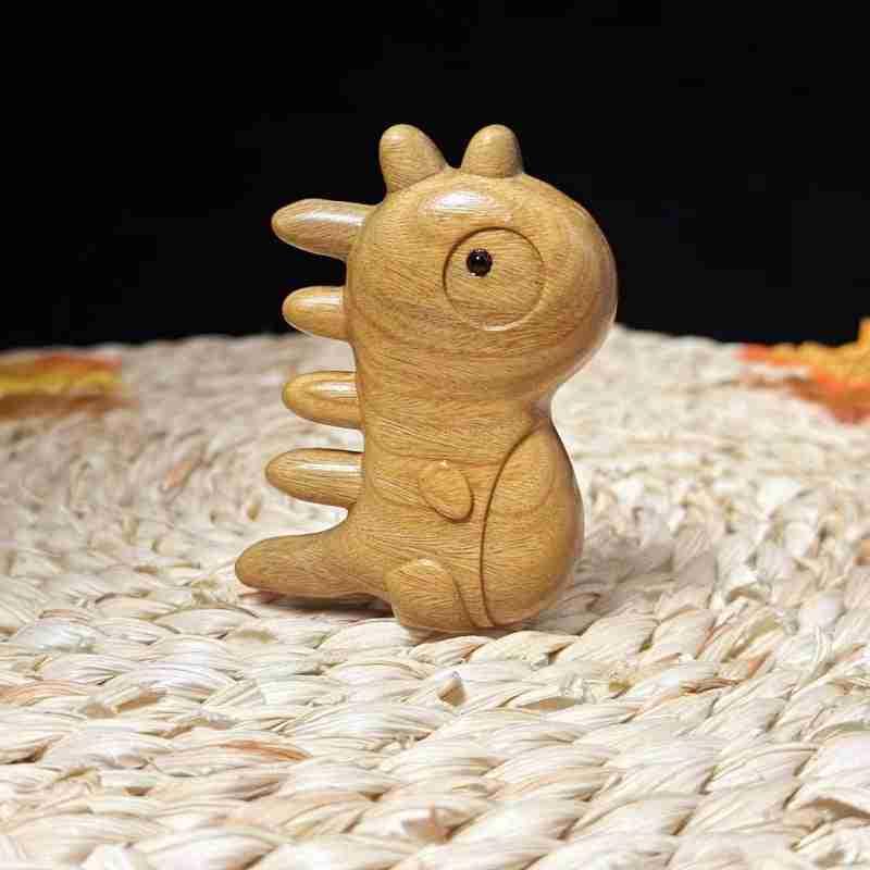 Dinosaur Shape Sandalwood Gua Sha Comb