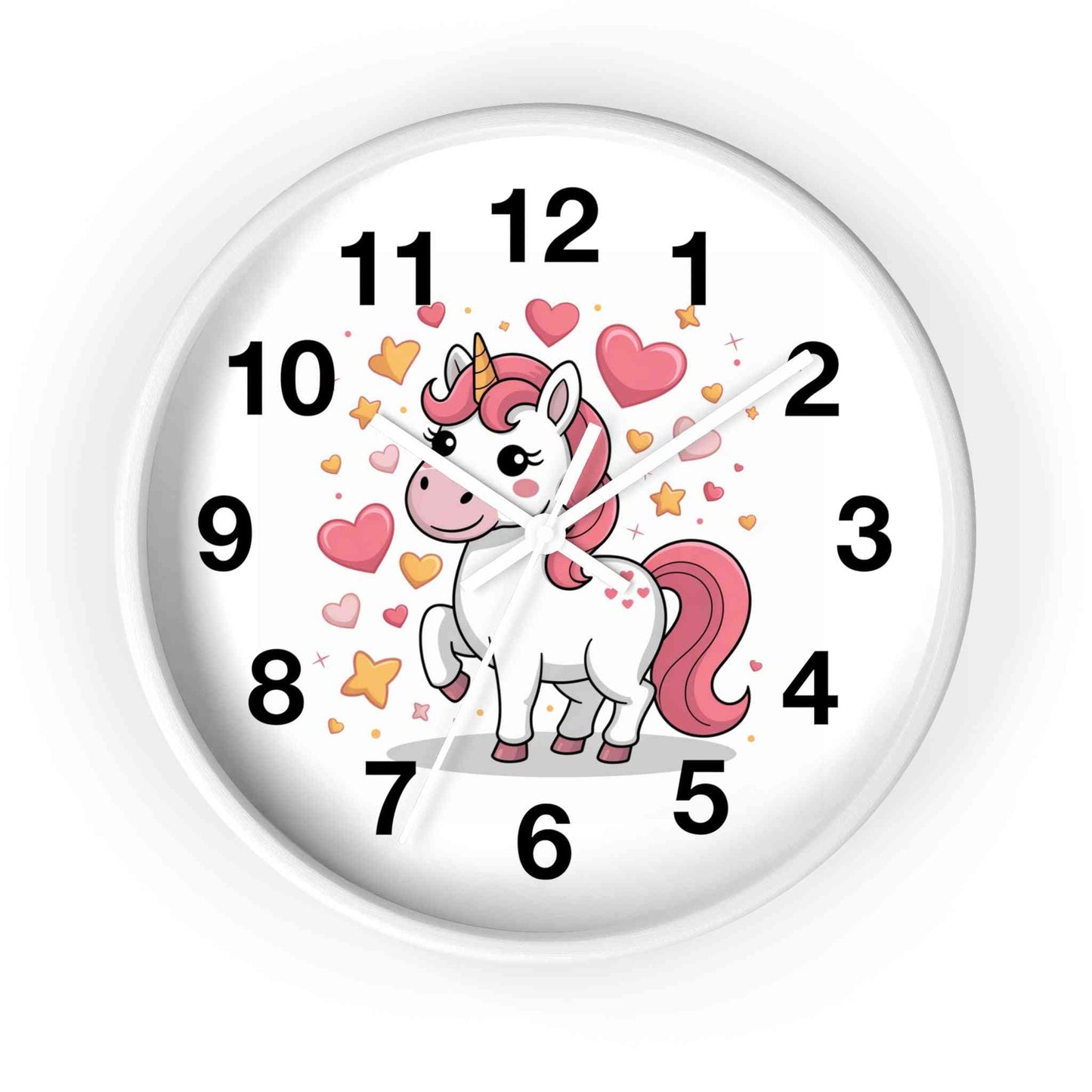 Personalized Unicorn Wall Clock