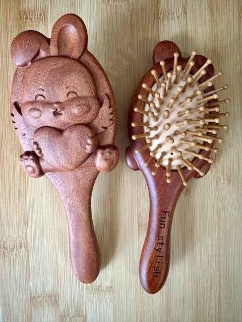 Rabbit Sandalwood Paddle Detangling Brush