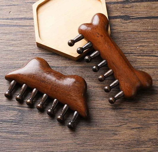 Sandalwood Gua Sha Comb