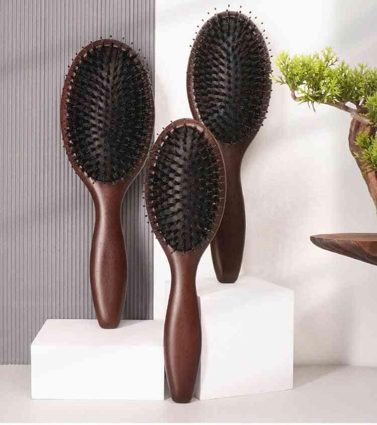Wooden Paddle Detangling Brush