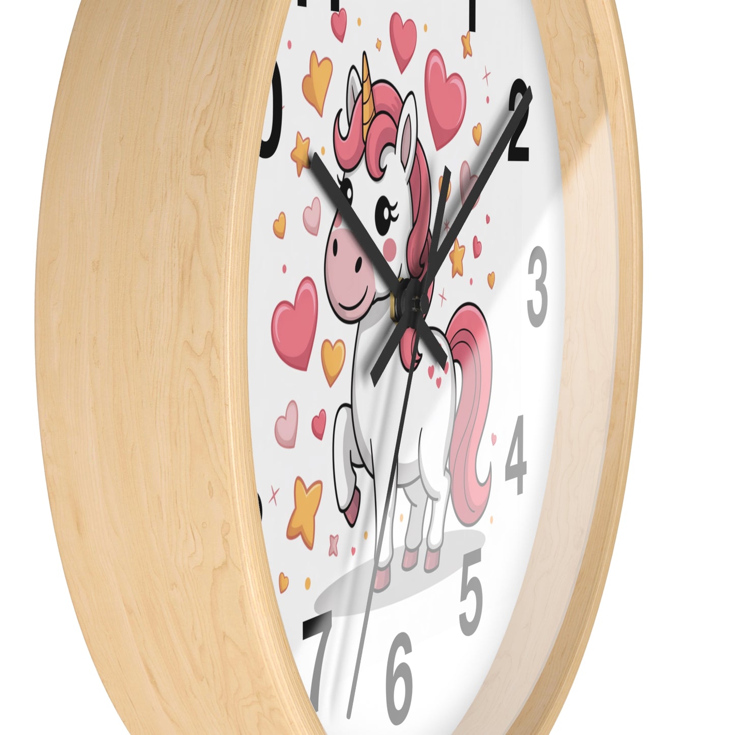 Personalized Unicorn Wall Clock 