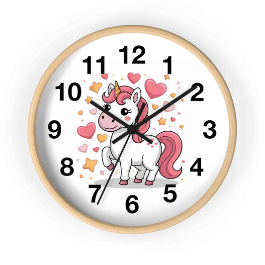 Personalized Unicorn Wall Clock 