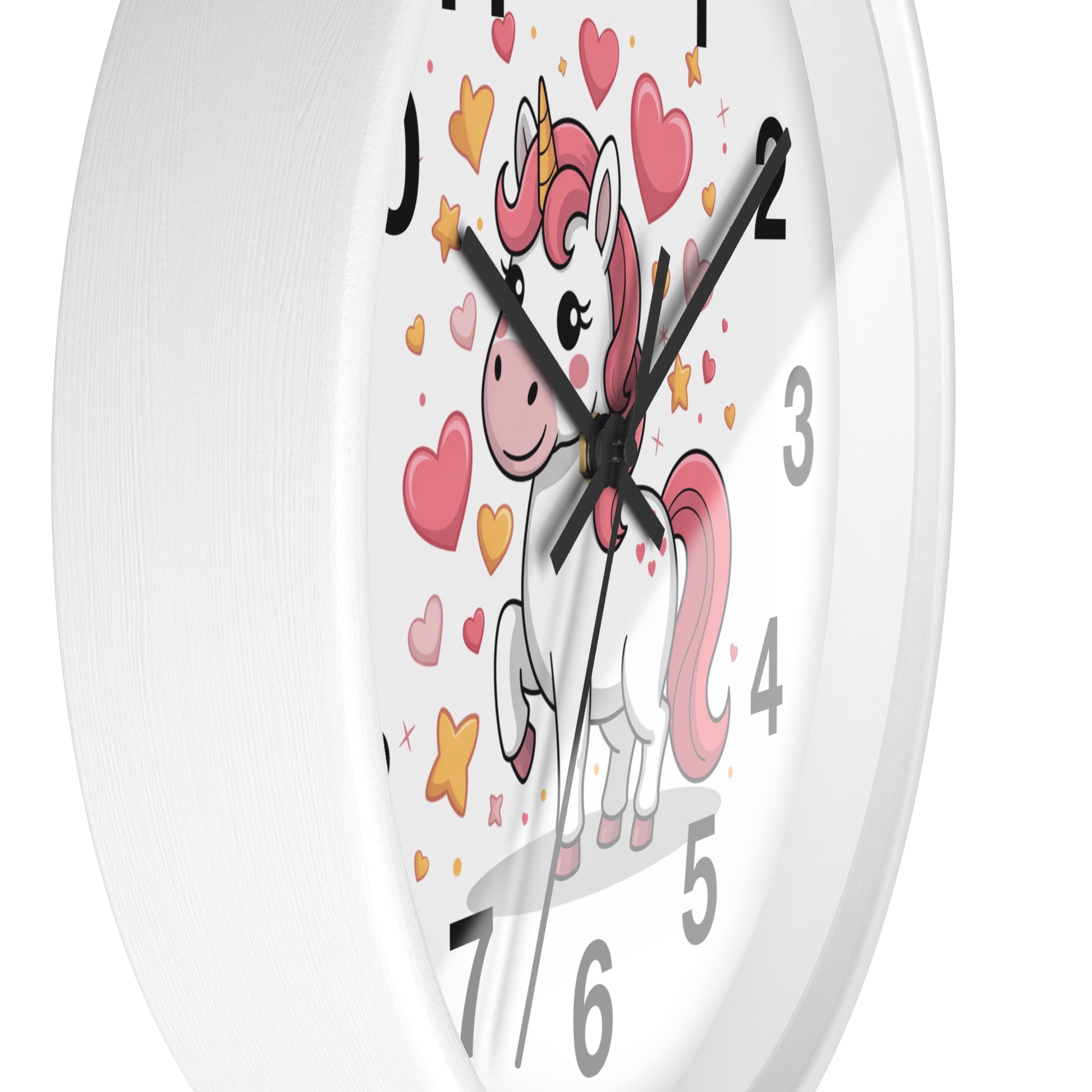 Personalized Unicorn Wall Clock 