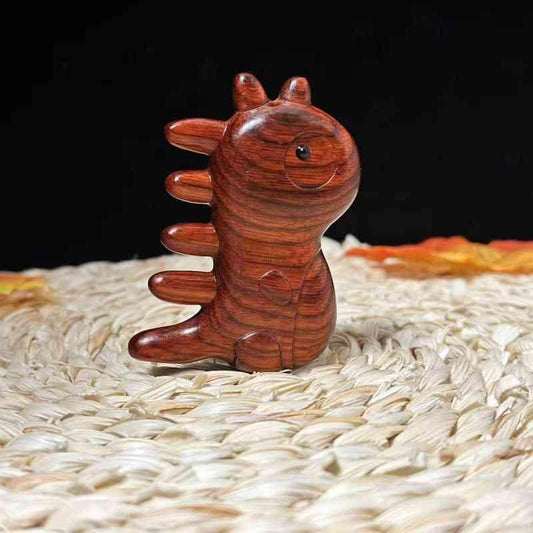 Dinosaur Shape Sandalwood Gua Sha Comb