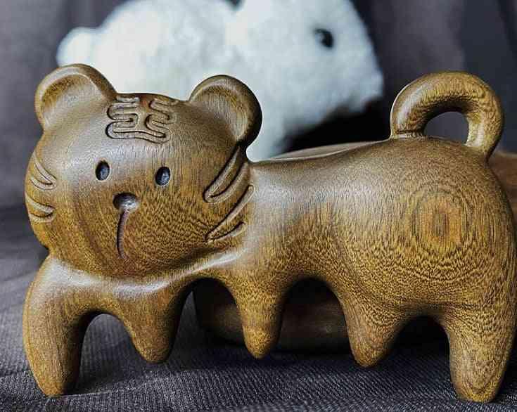 Tiger Sandalwood Gua Sha Comb and Scrapping Massager