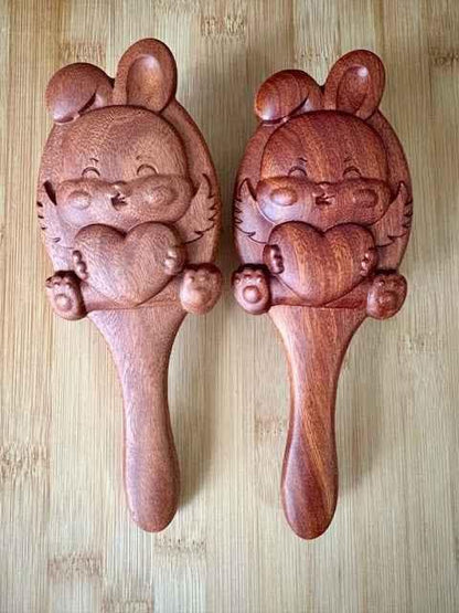 Rabbit Sandalwood Paddle Detangling Brush