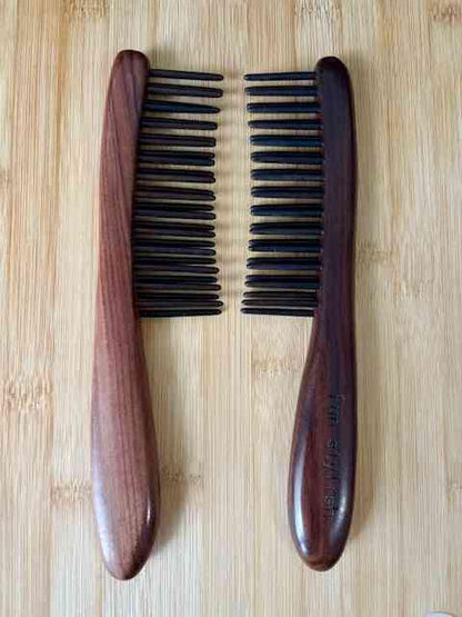 Sandalwood Double and Wide Tooth Hair Comb